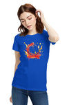 Ladies' Made in USA Short Sleeve Crew T-Shirt blue